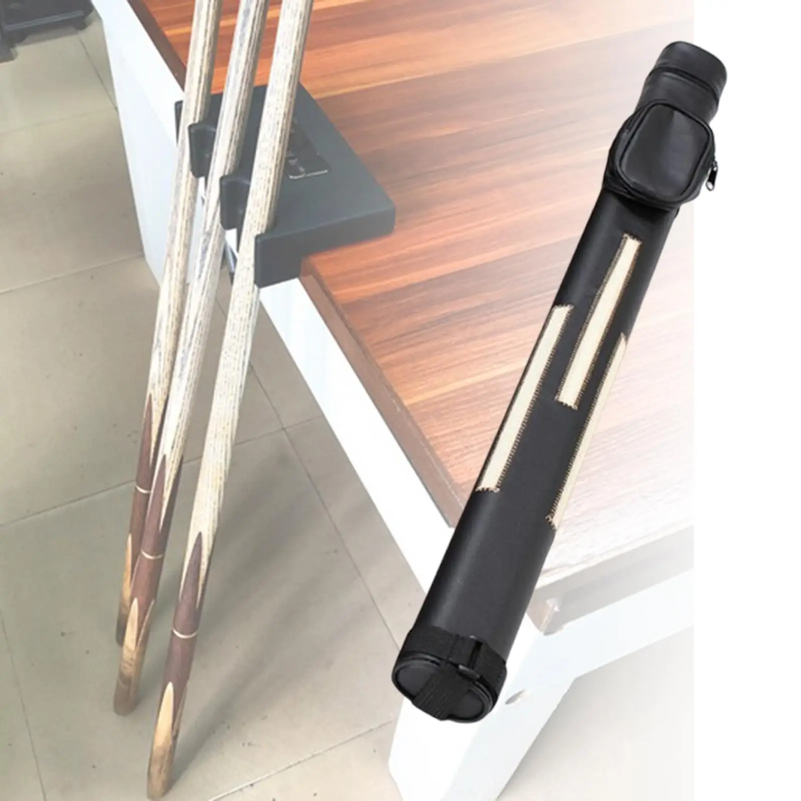 Snooker Pole Storage Protector Holder Pool Rod Carrying Case Bag