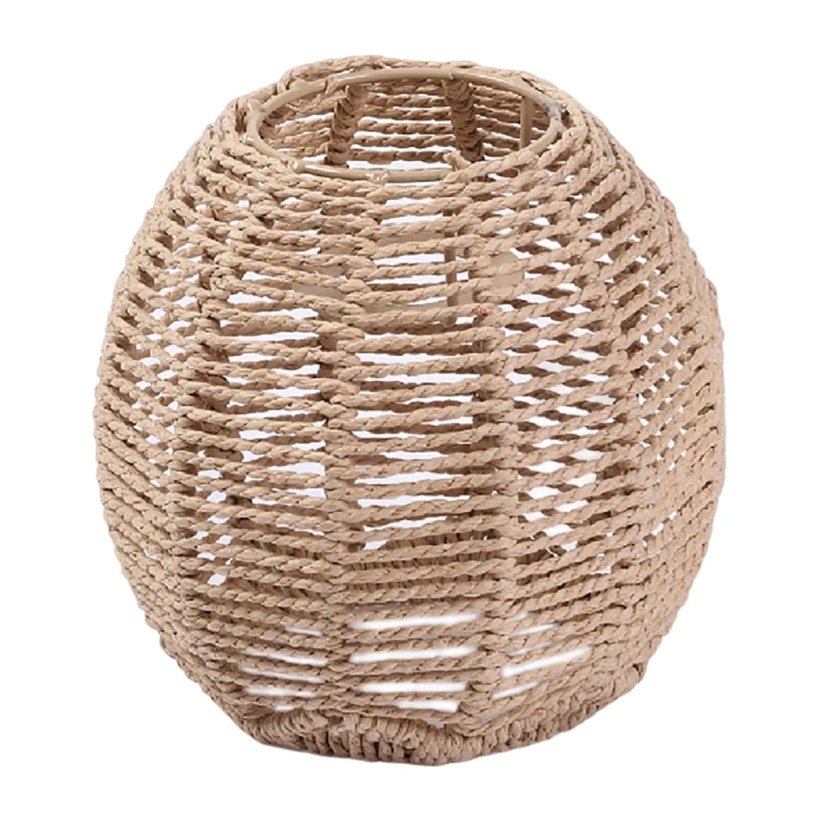 Woven Rattan Pendant Lamp Shade for Kitchen Island Hotel Bedroom   A B D