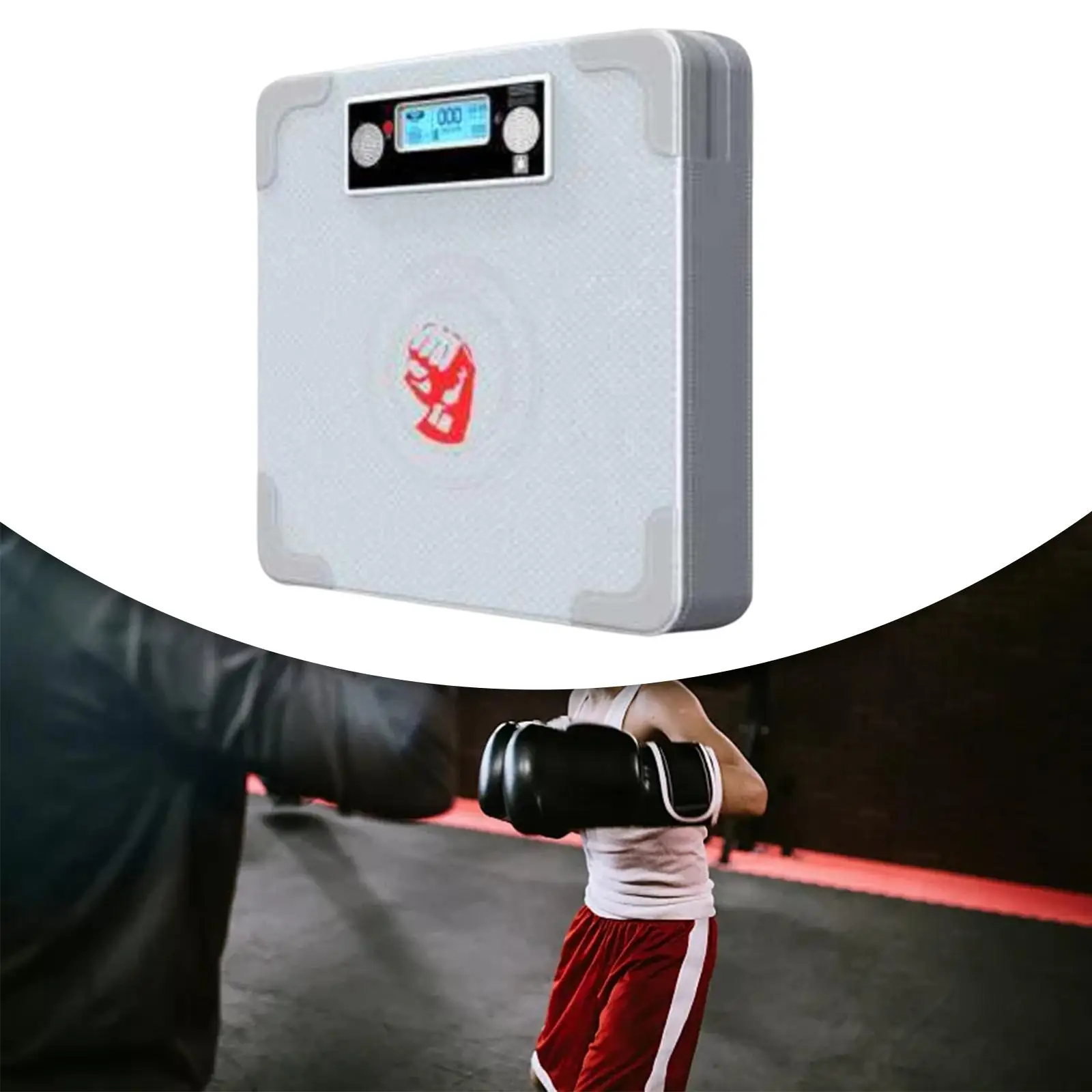 PU Boxing Sandbag Force Tester Boxing Training Equipment Boxing Bags Wall Target Wall Mounted for Youth Adults Kids Fitness
