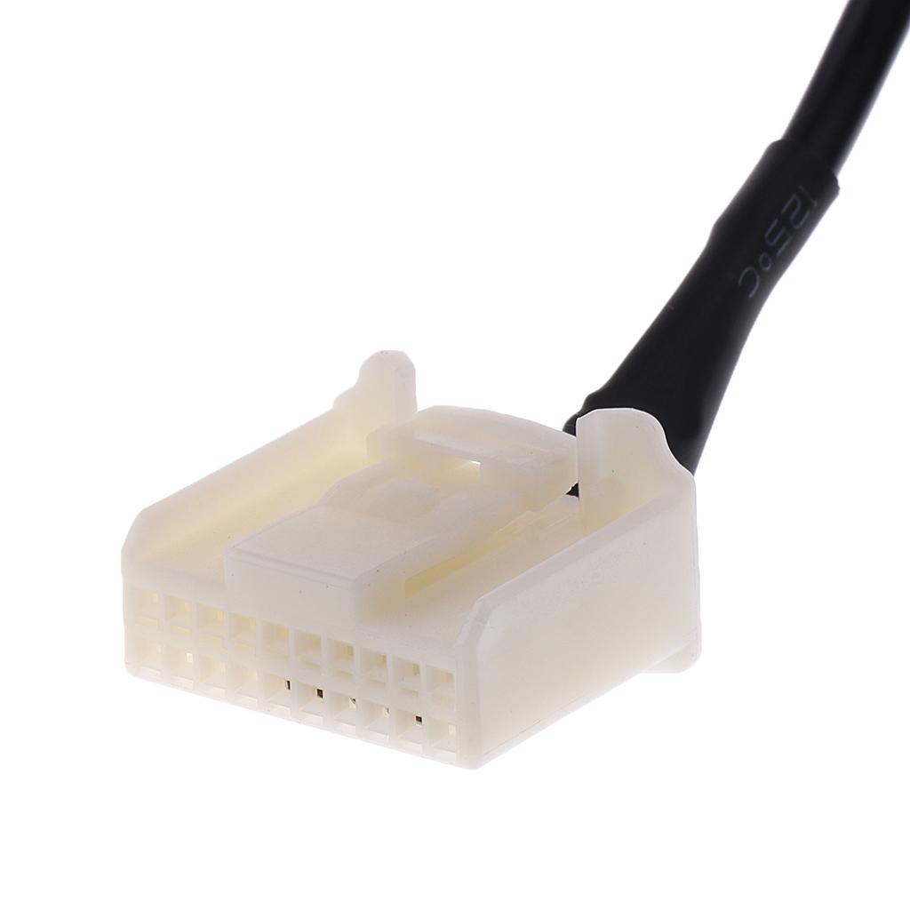 3.5mm AUX Audio Input Cable Adapter Connector For Toyota Camry Corolla Prius