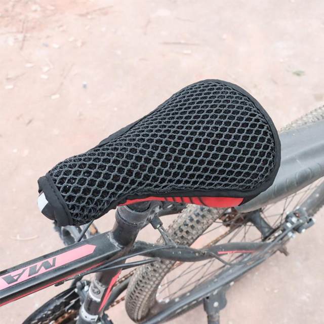 Practical Bicycle Seat Cover Heat Insulation Soft Texture Mesh