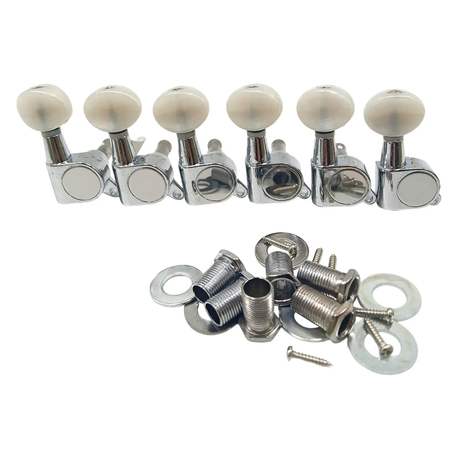Zinc Alloy Guitar String Tuning Pegs Tuning Machines Sealed Machine Heads for