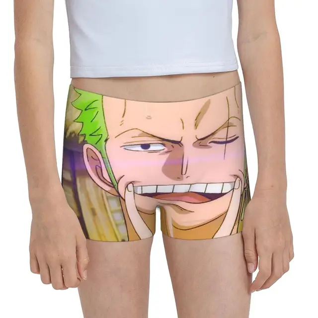 Zoro Smile Mask Wano - Cyan  Kids T-Shirt by RedaXis