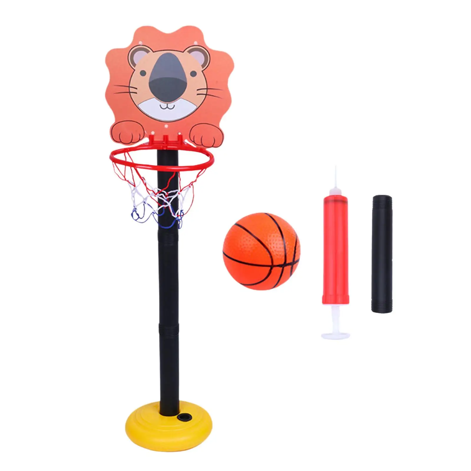 Basketball Hoop Set Outdoor Sports Outside Toys Balls Playset for Bedroom Courtyard Outdoor