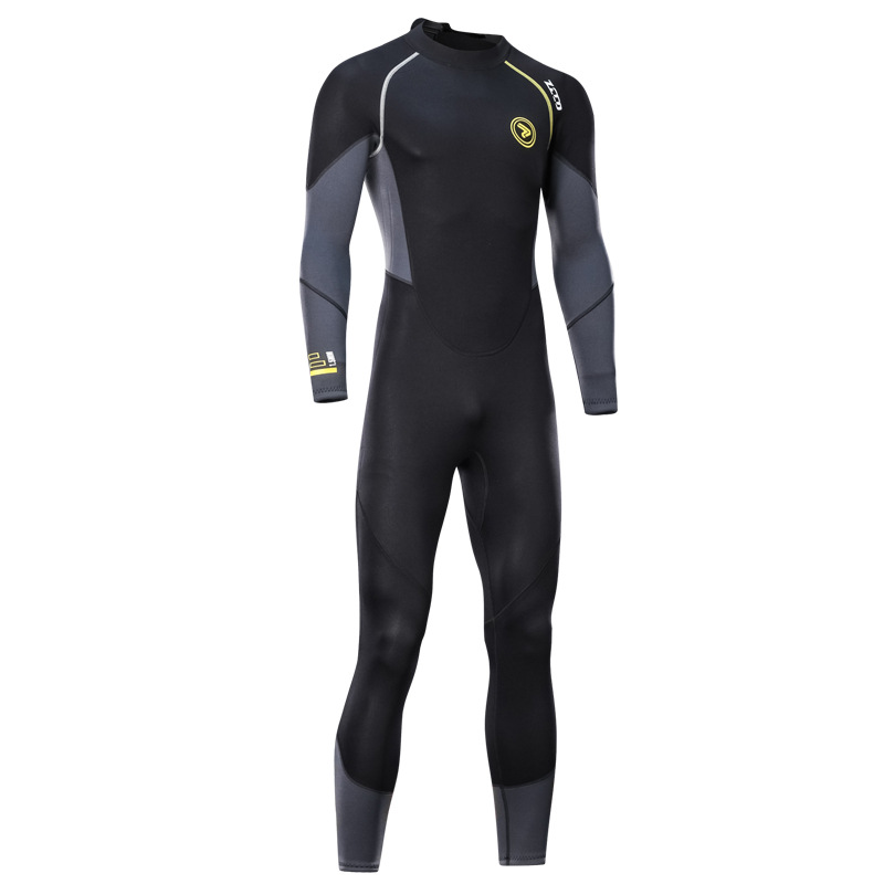 Description Picture 4 of itemNeoprene Wetsuit for Men Scuba Diving Suit Surfing One Piece Set Spearfishing Cold-proof Snorkeling Full Body Swimsuit 1.5mm