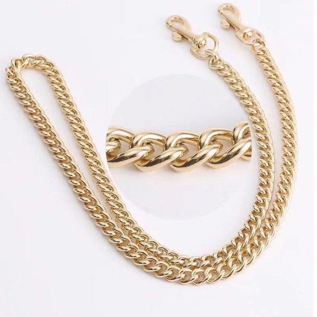 60cm/120cm Handbag Metal Chains Shoulder Bag Strap DIY Purse Chain