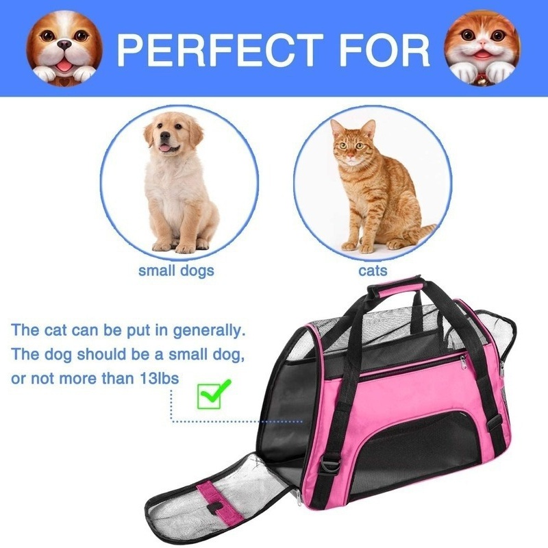 Title 17, S/M/L Nylon Mesh Pet Carrier Rucksack Tragbarer...