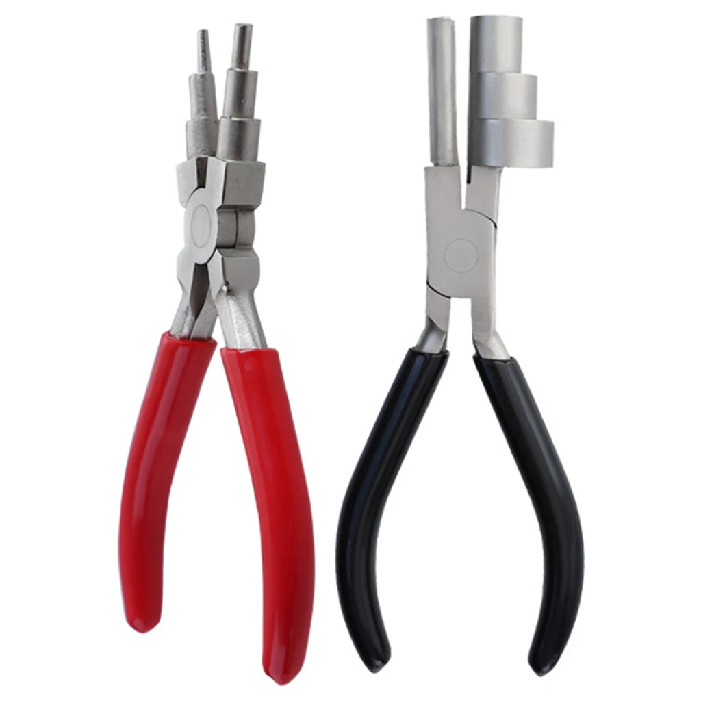 Jewelry Pliers,  Handle Polished Steel Head Round Nose Pliers for Jewelry Making
