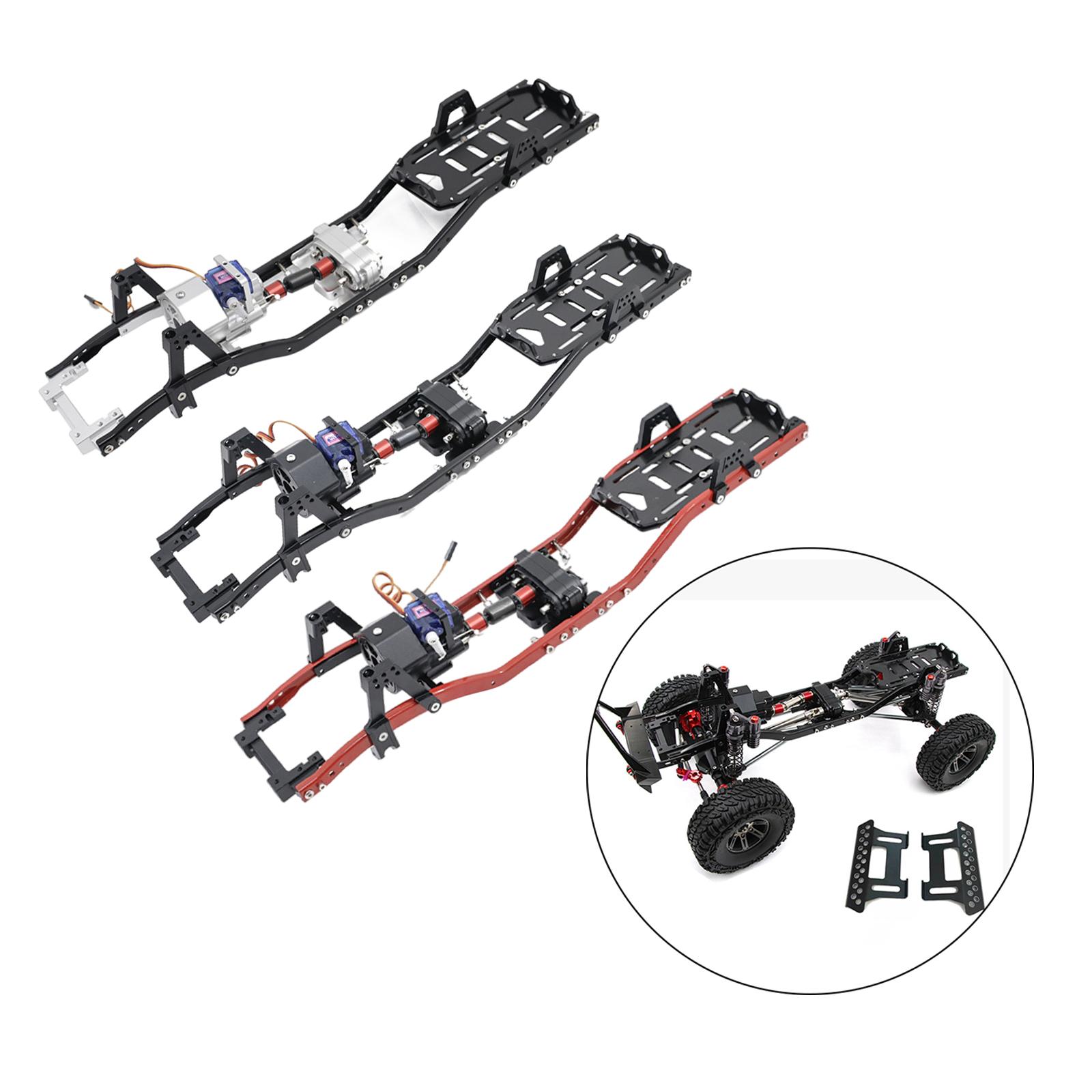 Metal Chassis Frame Beam 2  for SCX10 1/10 RC Crawler Replace Part Upgrade