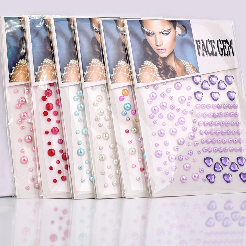 Best of New Rhinestone Face Sticker Glitters Face Crystals Jewels Festival Makeup Diamonds Freckles Stickers Accessories Gems Reviews & Tips