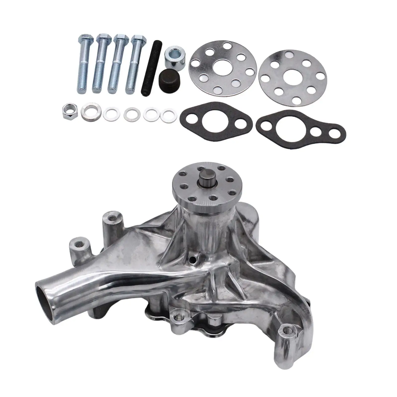 Water Pump Long Chrome Spare Parts Automobile for Chevy 283 327 350 383