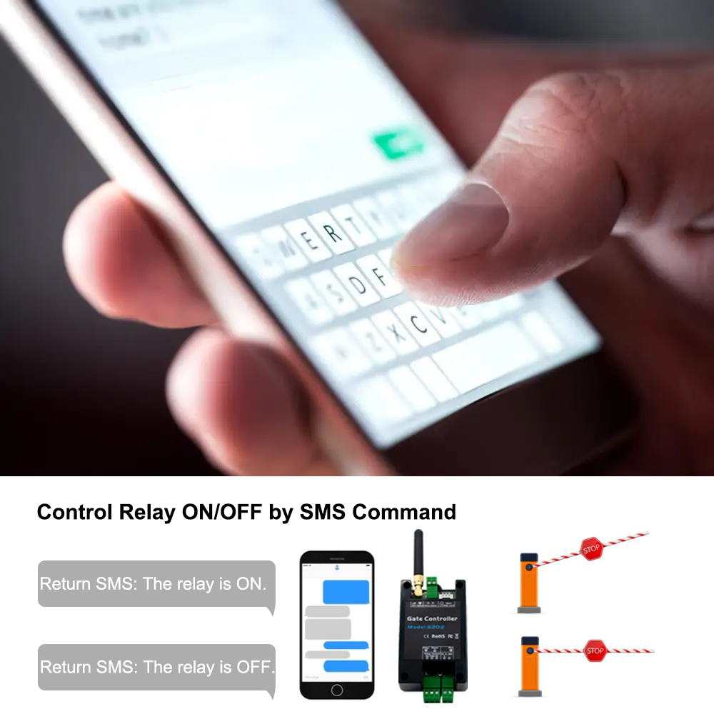 Chamada gratuita sms gsm portão abridor interruptor