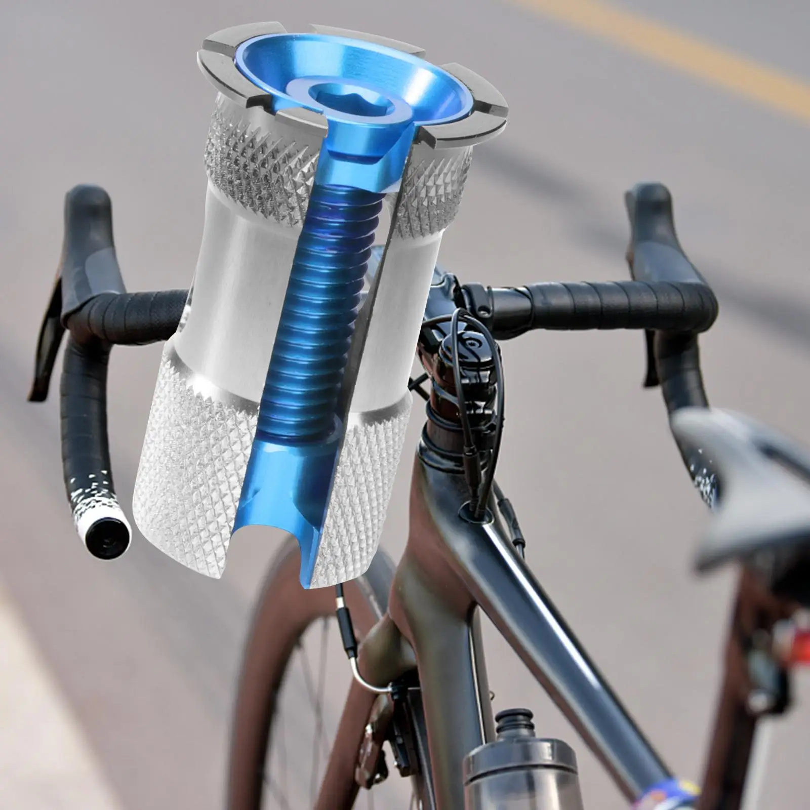 Bike Headset Expander 28.6mm Spare Repair Parts Carbon Fiber Front Fork Expanding Plug