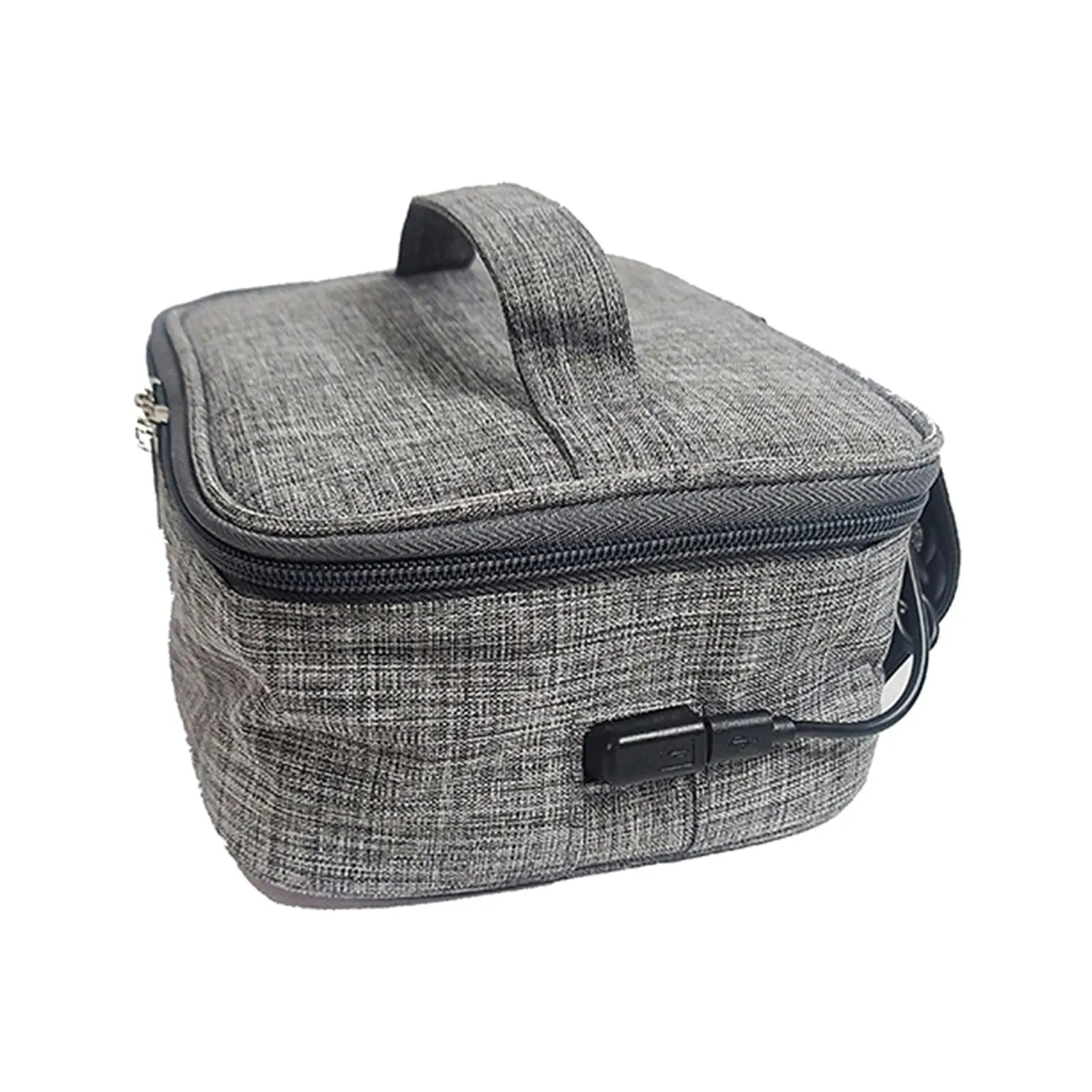 USB Heated Lunch Boxes Bag Container Oxford Cloth for Adults Car and Home Office Use