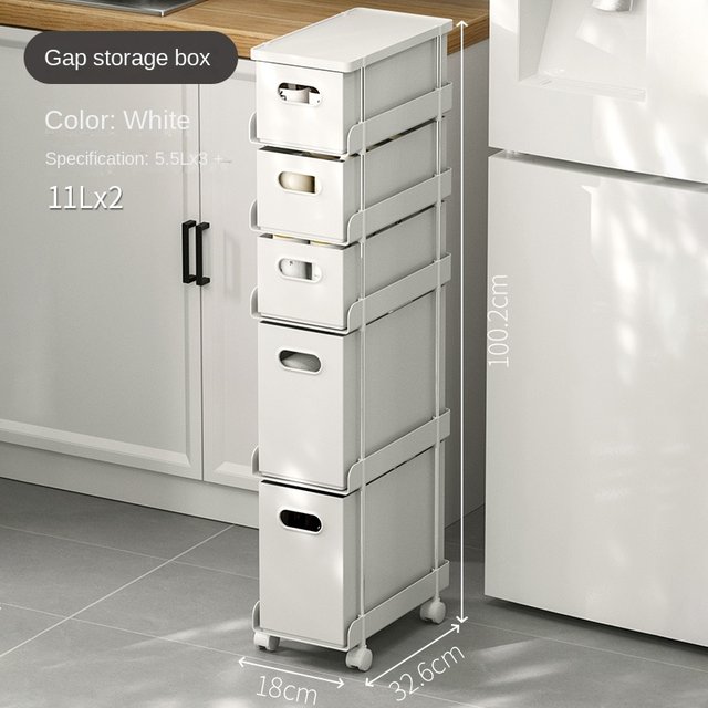 Gap Storage Cabinet Large Drawer Kitchen Interval Cabinets