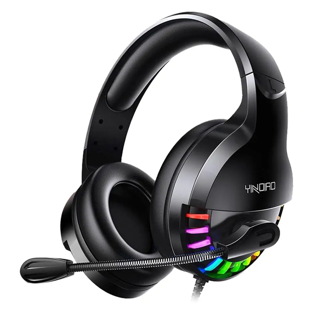 Gaming Headset with Mic Stereo Surround Headphone 3.5mm Wired