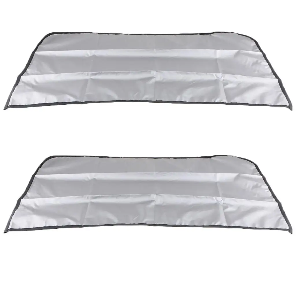 1 pair of double-sided sun protection curtains for car side windows