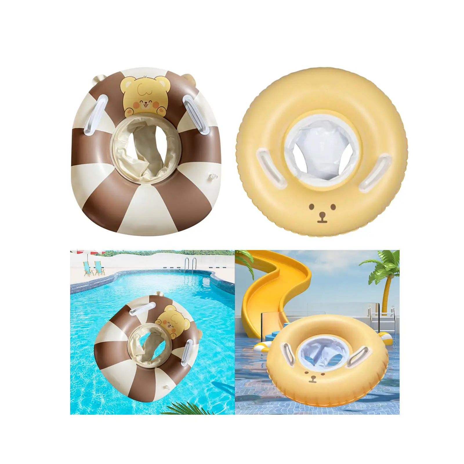 Kids Swimming Rings Durable PVC Floating Toy Inflatable Pool Floats Seat