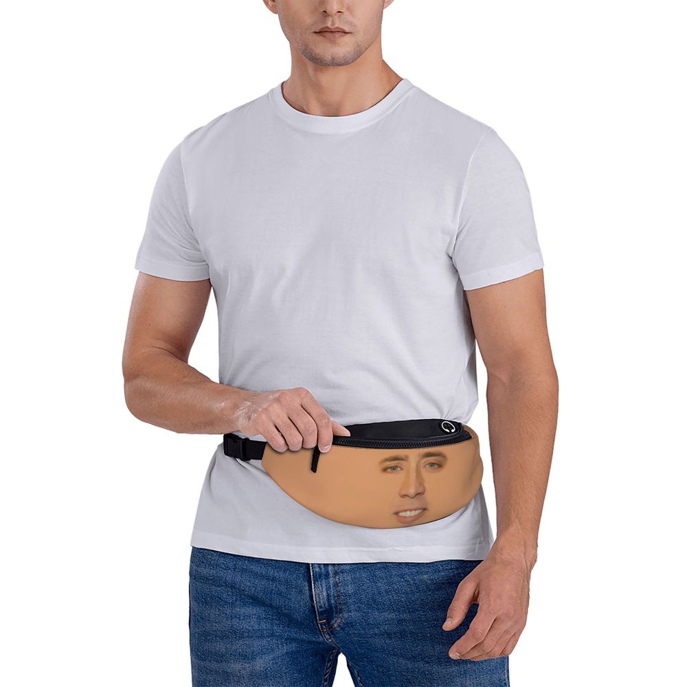 Mulheres Homens Casual Engraçado Meme Crossbody Saco