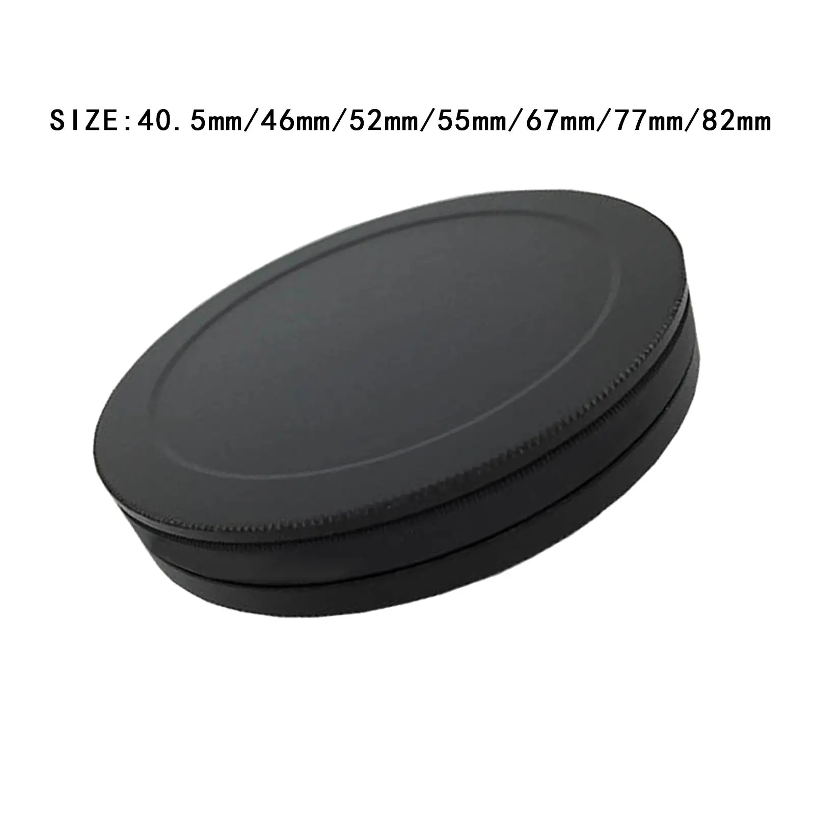 2 Pieces Screw in Lens Filter Stack Caps Anti Scratched Slim Filters Case Front Rear Case for Lens Filter Metal Box Storage Caps