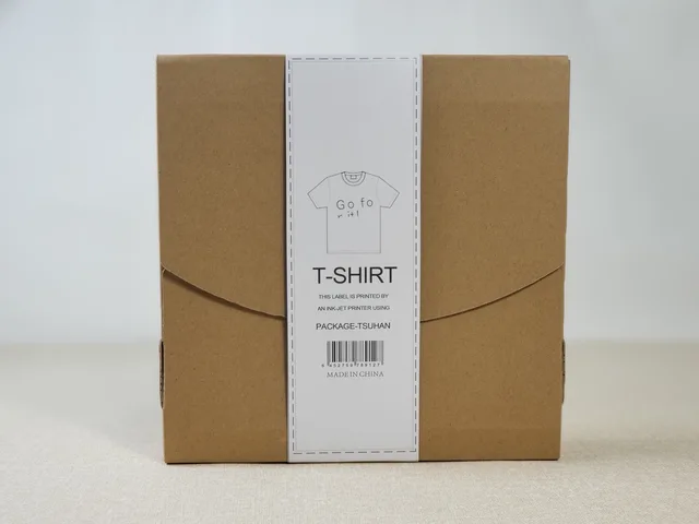Custom Print Brown Kraft Paper T-shirt Packaging Tube Can
