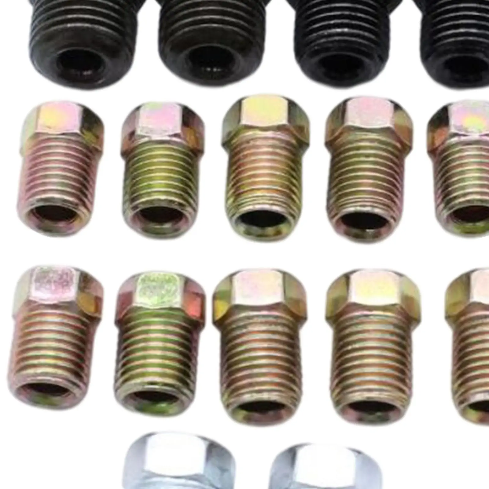 16-Pack Inverted Flare Tube Nuts Fit for 3/16 inch Tube Brake Line Systems