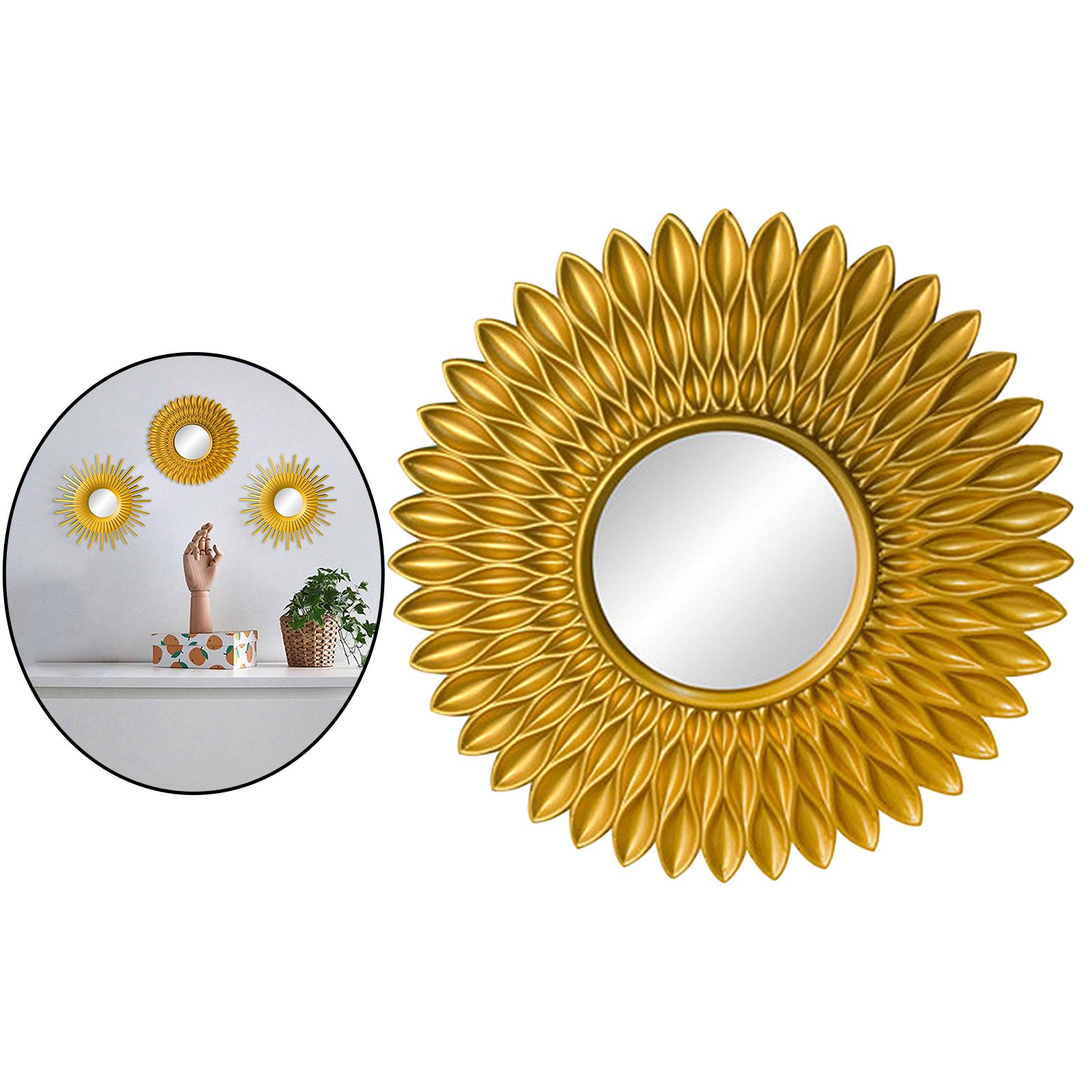 Art Decoration Wall Mounted Round Mirror Dressing Wall Hanging Bathroom Mirror Modern Decorative Boho Wall Decor Mirrors