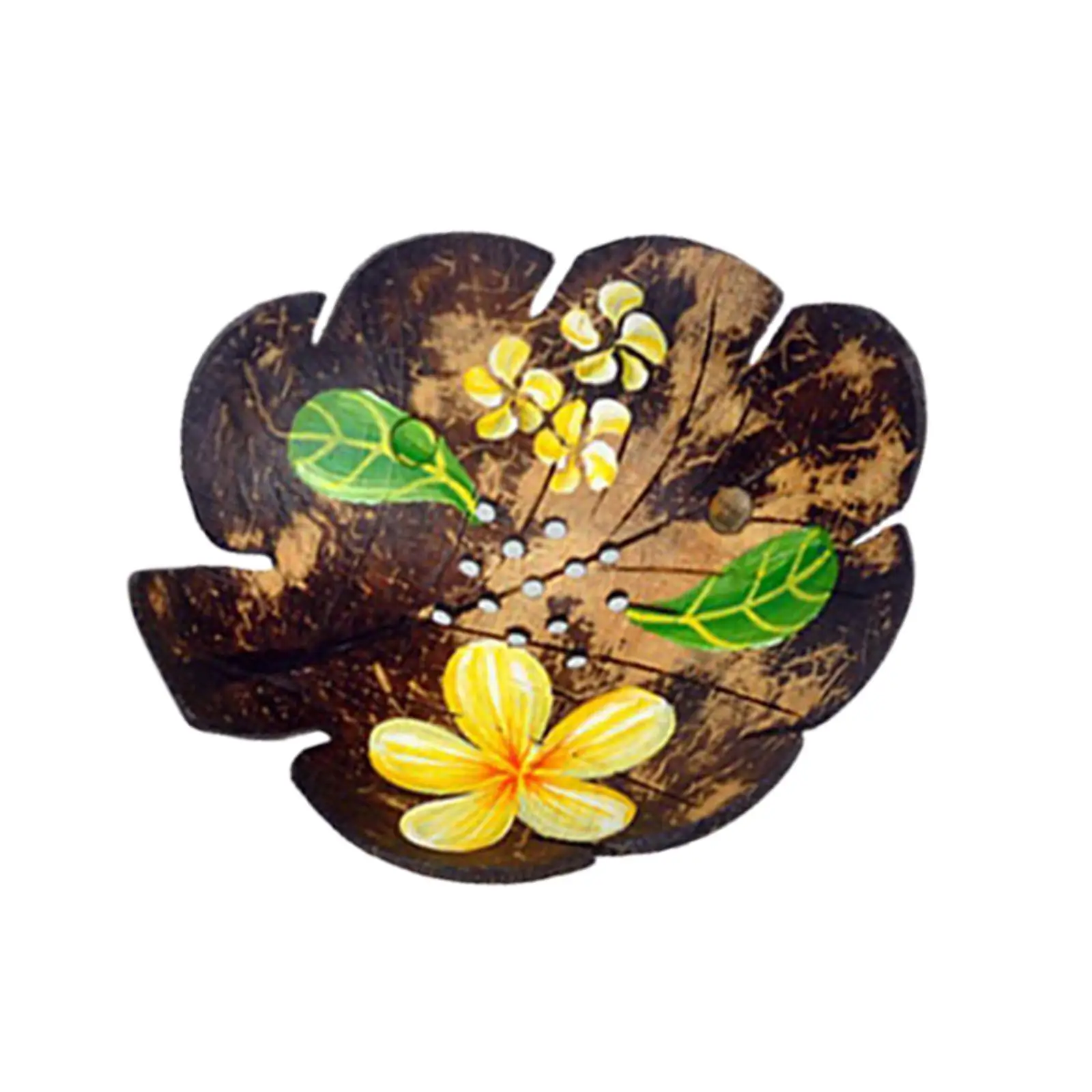 Coconut Shell Soap Dish Novelty Jewelry Holder Soap Storage Holder for Household Hotel Home Bathroom Countertop