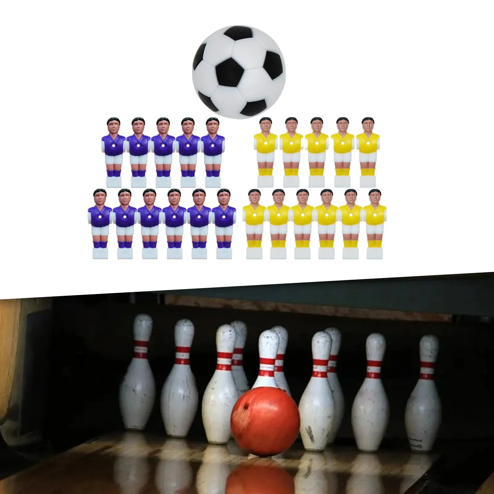 Foosball Men Replacement Football Players Figures Table Football Men Football Machine Accessories Soccer Table Player