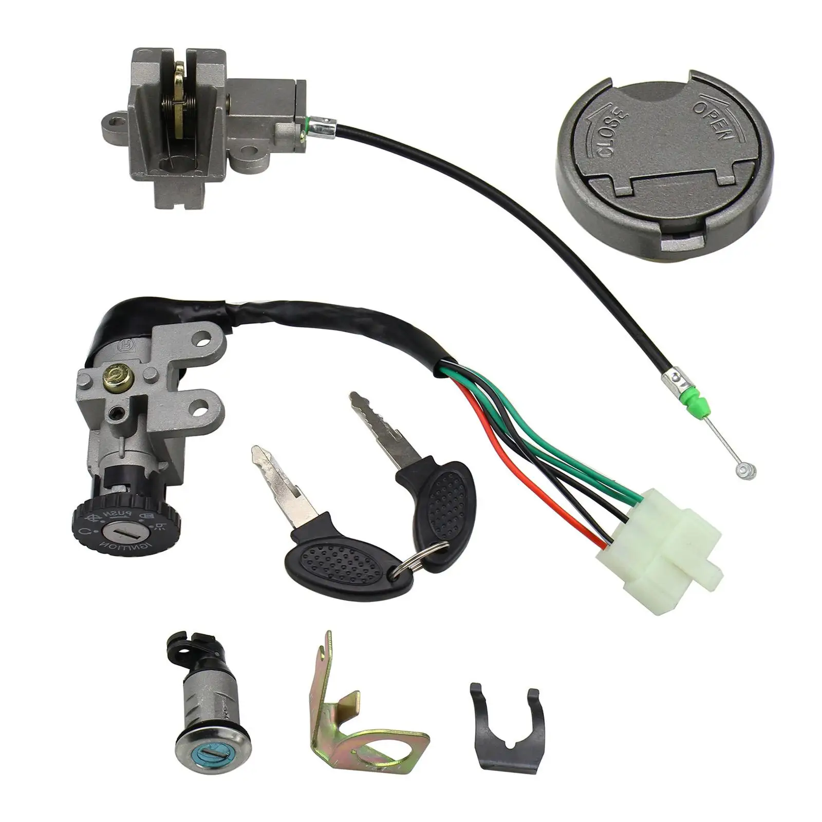 Universal Ignition Switch  Gy6 50cc Seat Locks for  pit