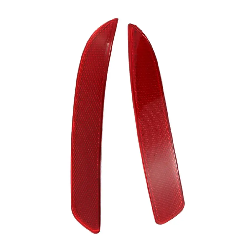 Car Rear Bumper Reflector Strip Cover for  X5 E70 2007-13 Bumper Trim Reflector Marker Fog Warning Red