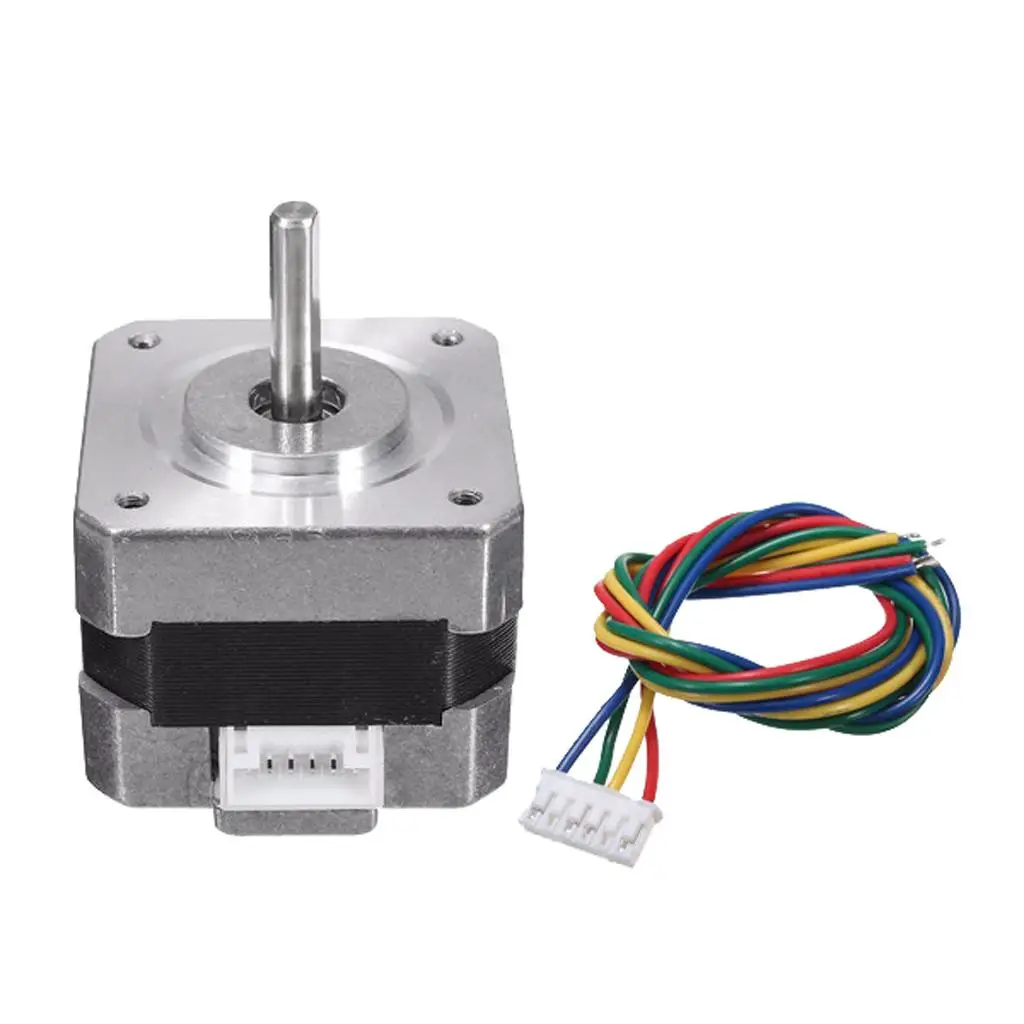 Metal Nema 17  Stepper Motor 28N.cm 0.4A 12V 1.for CNC 3D Printer