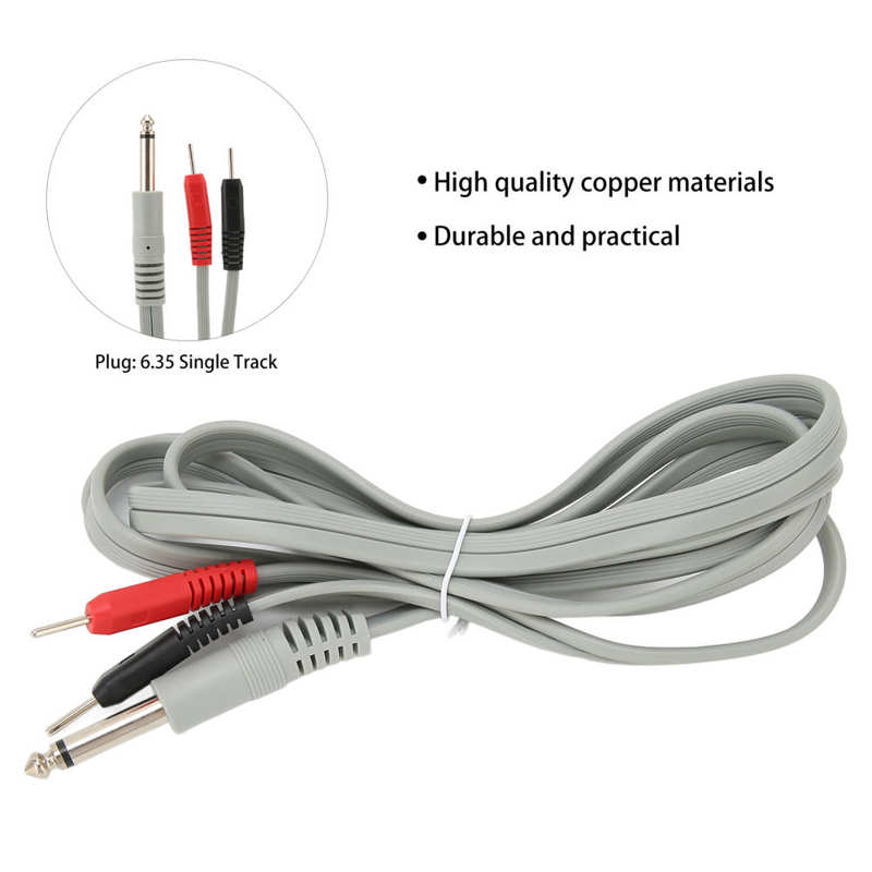 Best of Potable Electrode Lead Wires 6.35 Pin Socket Contact Electrode Lead Cable For TENS Massage Machine Simulate Acupuncture Massages Reviews & Tips