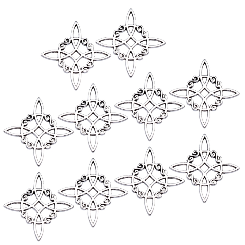 10-pcs Witches Knot/Celtic Knot/Irish Knot Amulet