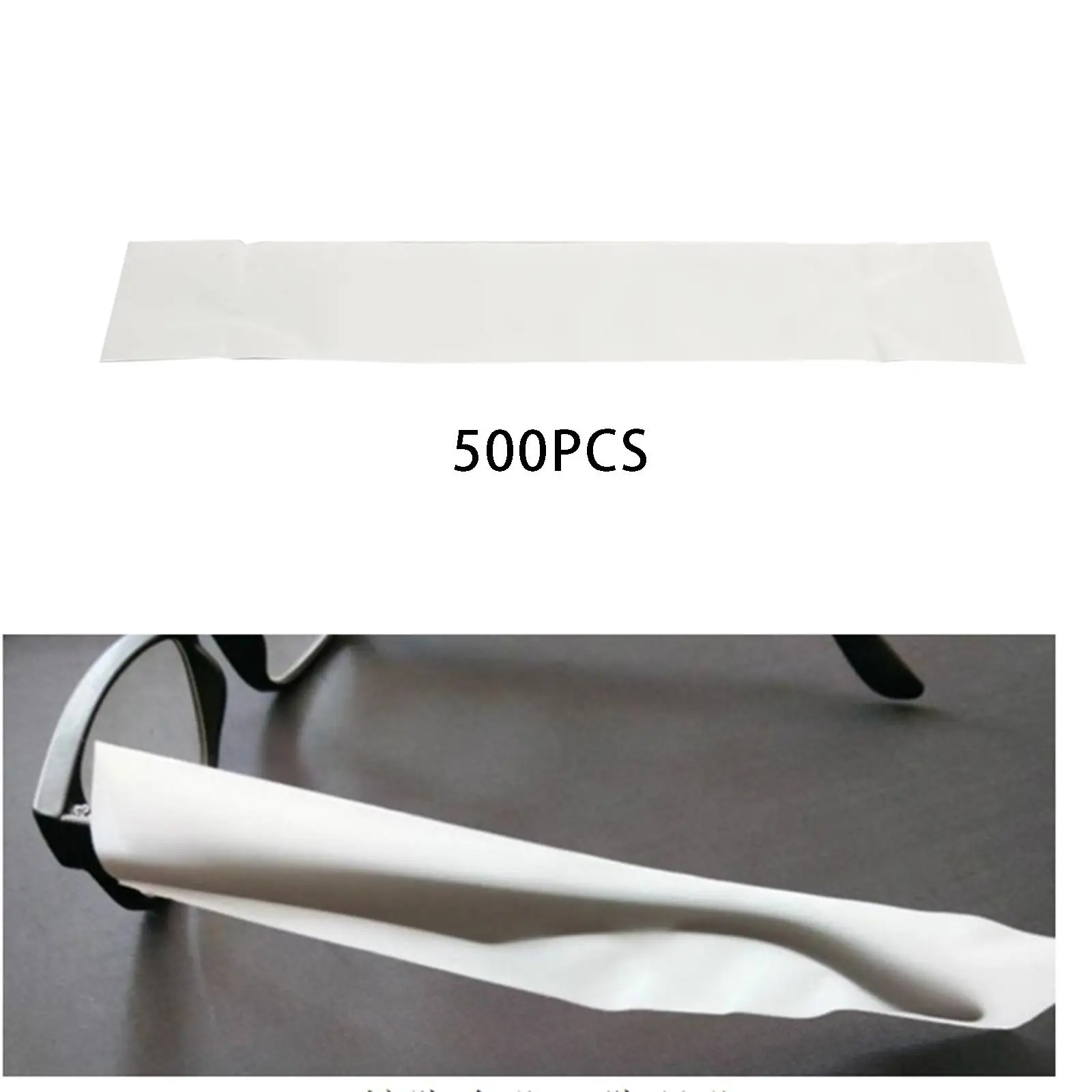 500 Pieces Frosting Eye Glass Leg Covers for Glasses Wearers Made of Plastic Hair Dyeing  Practical Durable Spectacles 