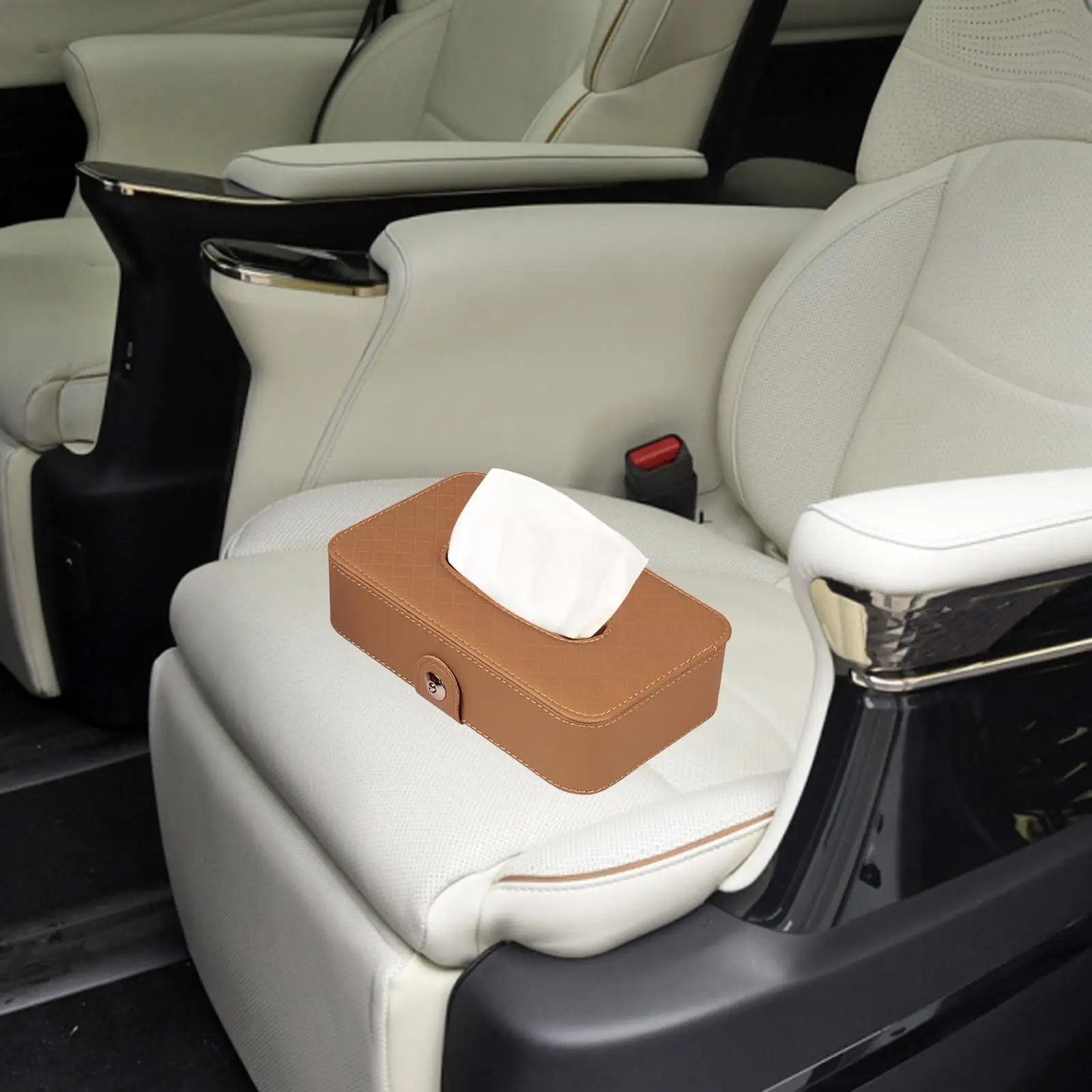 Auto Visor Tissue Box Holder Interior Waterproof Storage Backseat Napkin Holder