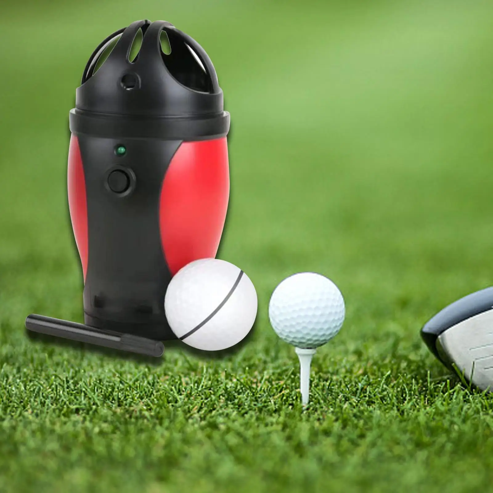 Automatic Golf Ball Liner Marker Stencil with Marker Pen Finds Center