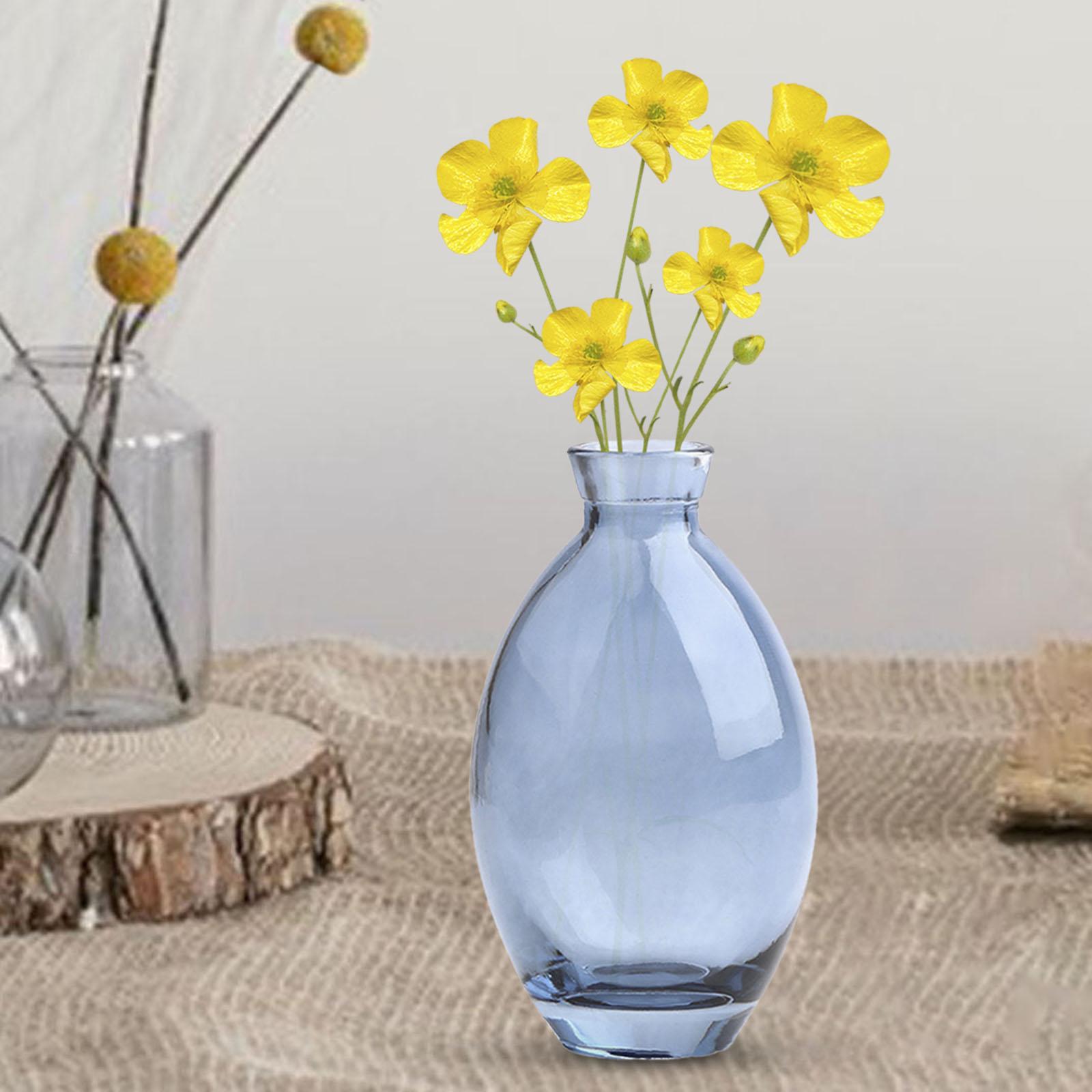 Nordic Style Flower Vase Flower Transparent Glass Decoration Ornament Flowerpot