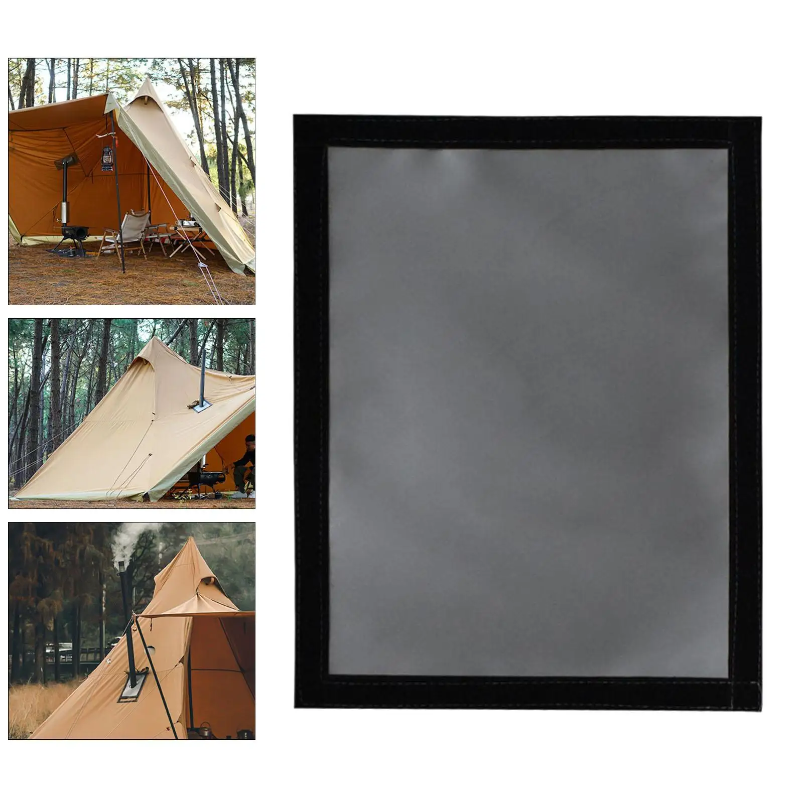 Hot Tent Stove  Firewood Stove Retardant for Backpacking Camping