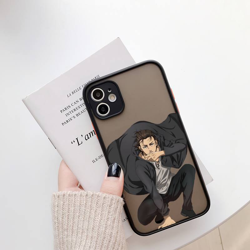 Eren Jaeger Attack On Titan Phone Case For iPhone13 12 Mini 11 Pro XS Max X XR 7 8 Plus Translucent Matte Cover iphone 11 Pro Max cover case