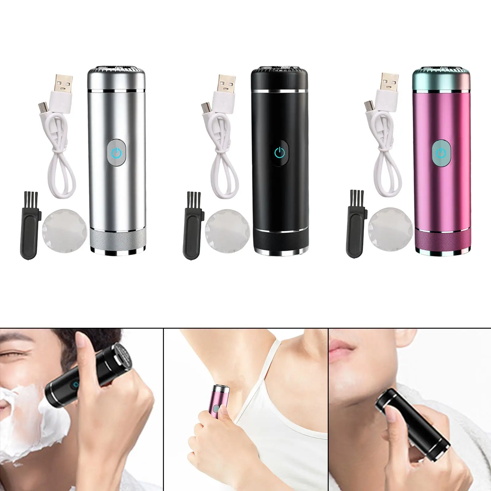 Small Electric Mustache Trimmer for Travel Men`s for Men