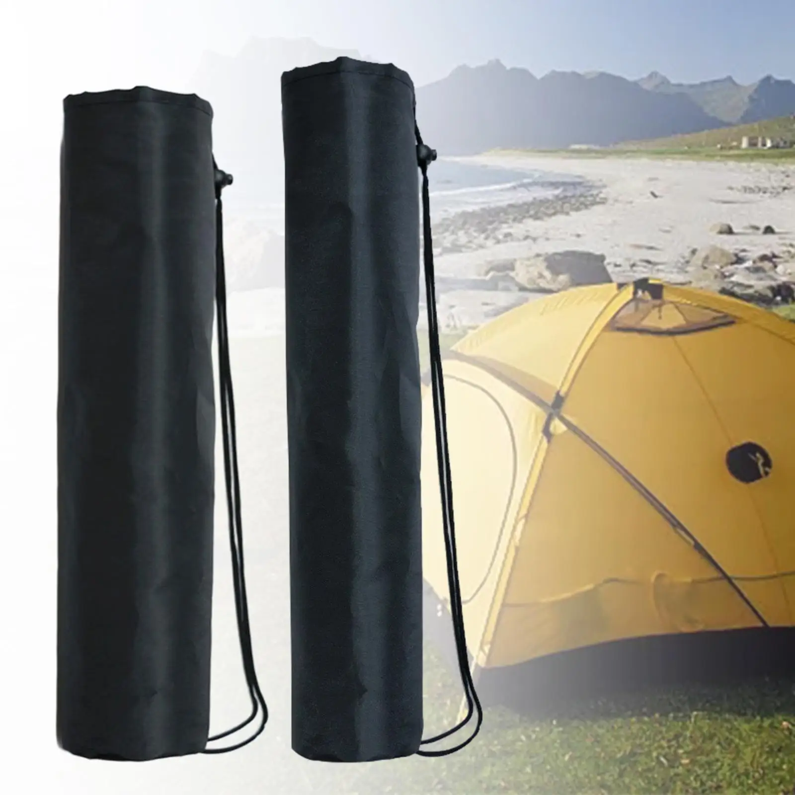 Tent Storage Bag Luggage Lightweight Portable Tent Pole Bag Tent Accessories Carrying Bag for Trekking Outdoor Travel Trips BBQ