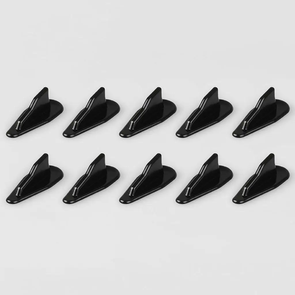 10 Pieces Air Style Shark Fin Tail Decoration for Cars Roof