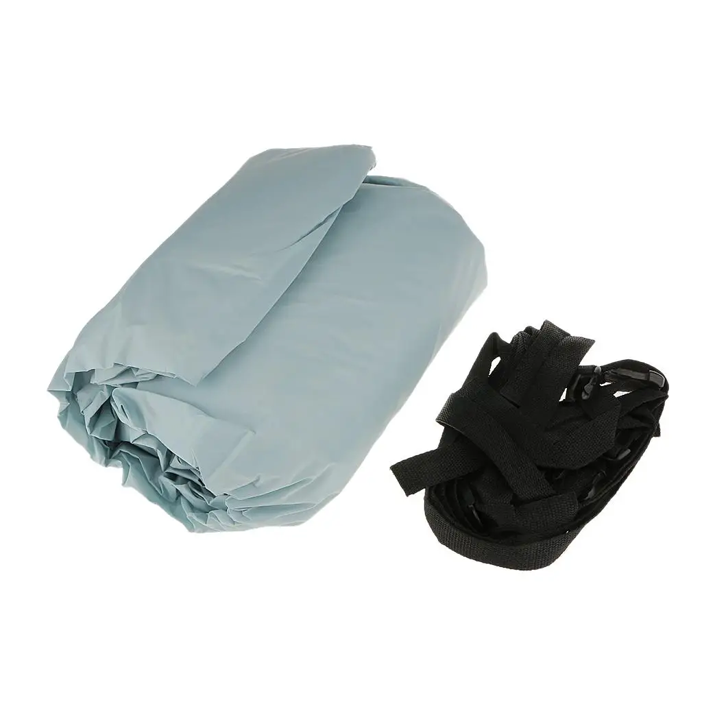 17 18 19ft Universal Trailerable   Boat Cover Waterproof - Light Blue