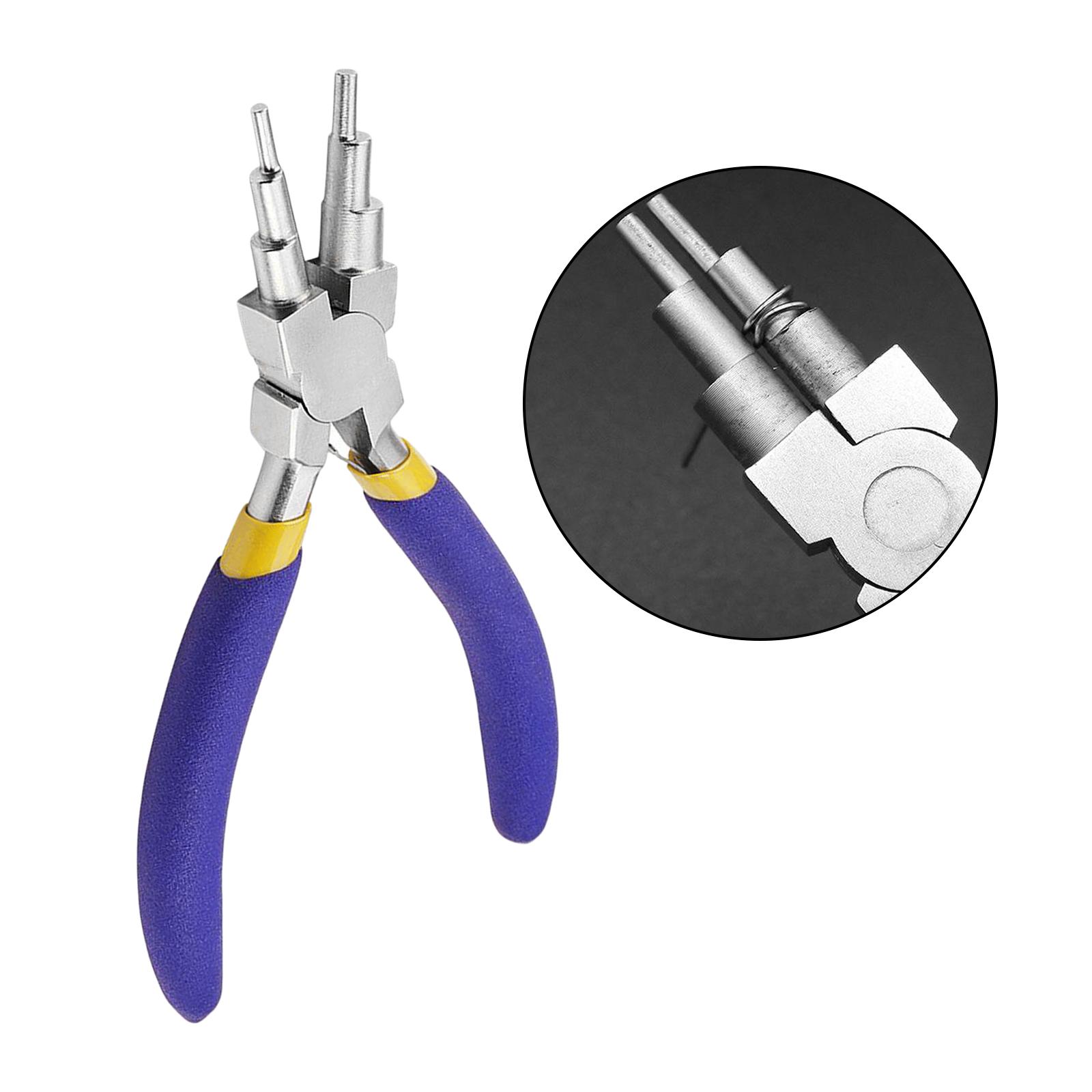 6-Step Bail Making Pliers Makes 2mm to 9mm Forming Jump  Jewelry Looping