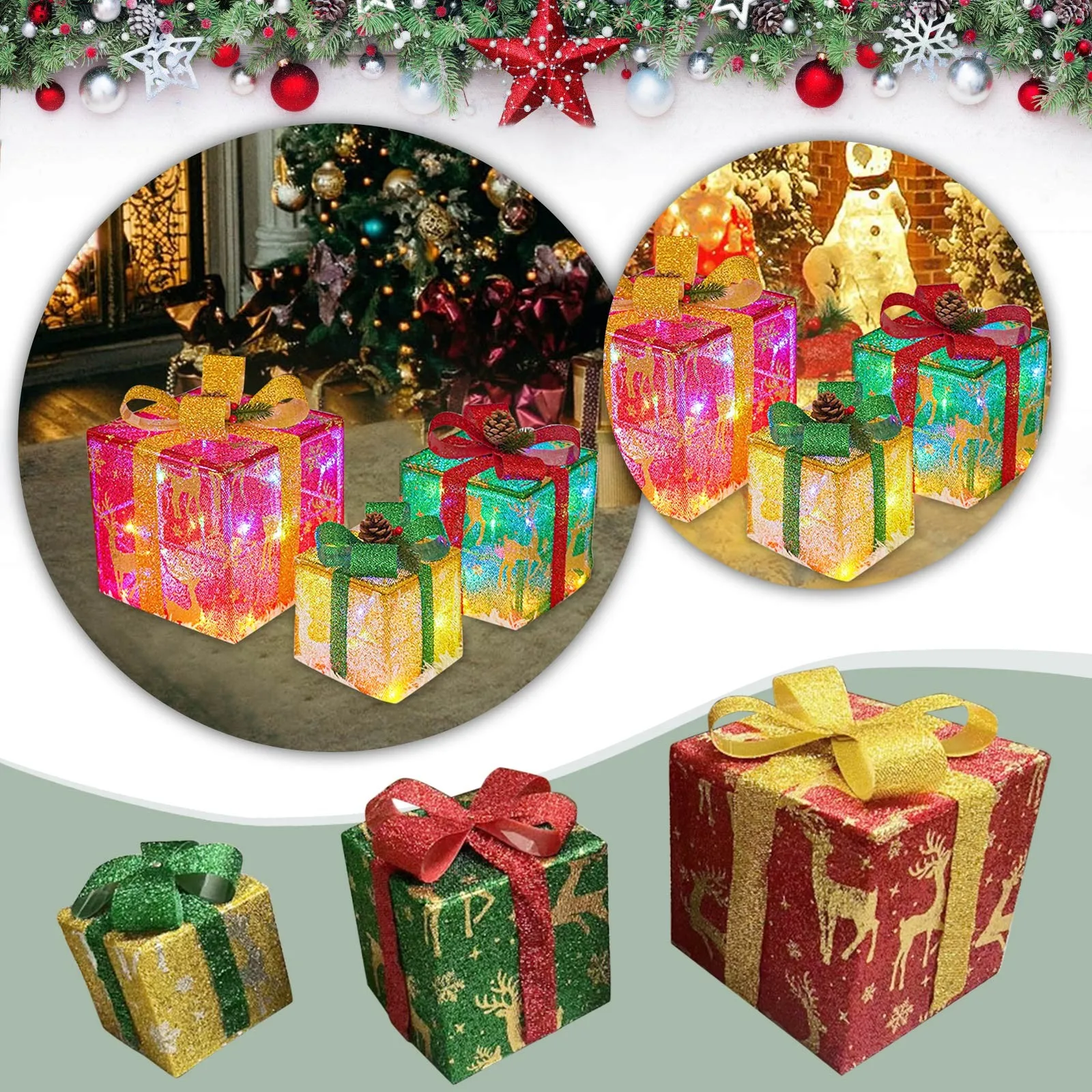 Новогодние подарочные коробки оптом и в розницу в интернет магазине ГифтПак