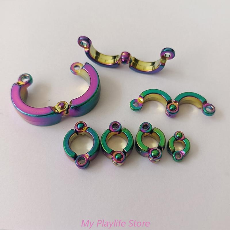 Title 4, Parrot Foot Rings Metal Pet Bird Leg Rings Outd...