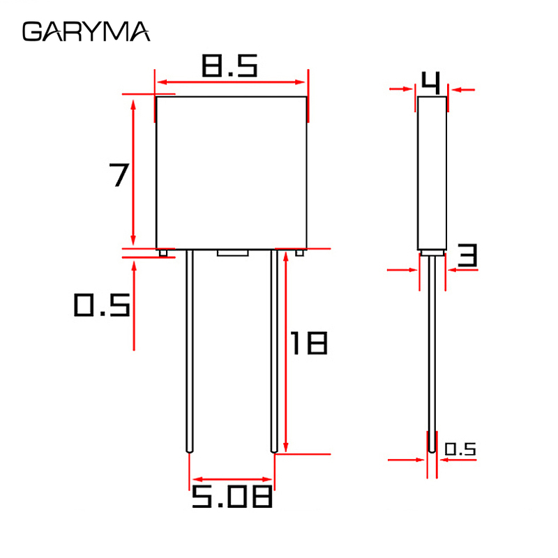 10 Stück 392 Quadratische 382 Zylindrische Kunststoff-Sicherungen T500mA 0,5A 1A 1,6A 2A 2,5A 3,15A 4A 5A 6,3A 8A 250V für LCD-TV-Netzteil – Detail 2