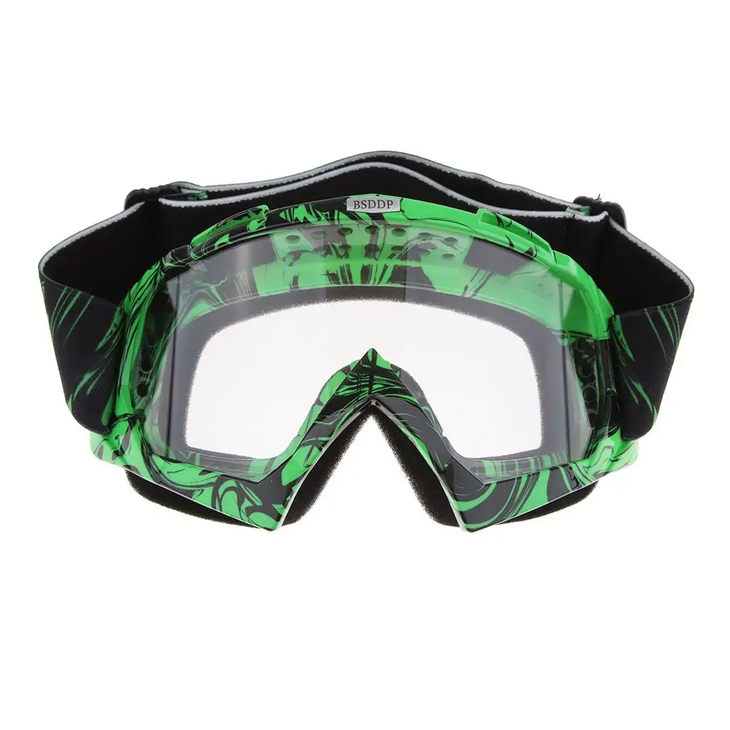 1 Pcs Motorcycle Goggles, ATV Dirt Bike Racing Helmet Goggle Anti-Scratch Protective Eyewear For Adults` Women Men