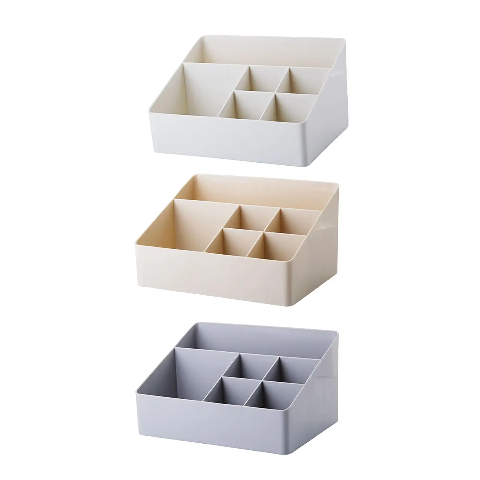 Cosmetic Storage Box Skin Care Shelf Large Capacity Makeup Organizer Container for Bedroom Countertop Kitchen Brushes Jewelry